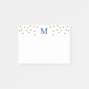 CUSTOMIZED INITIAL WITH SPRINKLES Post-it notes