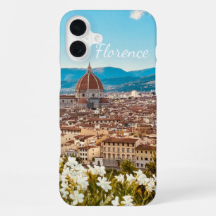 Customized Italy Florence Photography iPhone 16 Plus Case