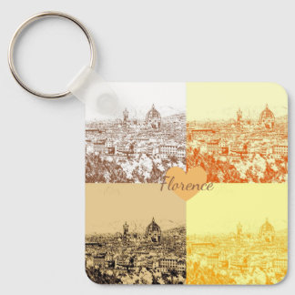 Customized Italy Florence Photography Keychain