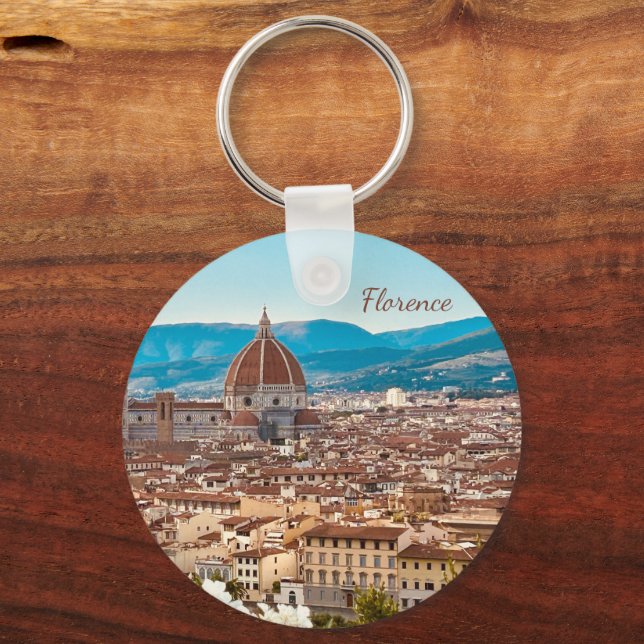 Customized Italy Florence Photography Keychain (Front)