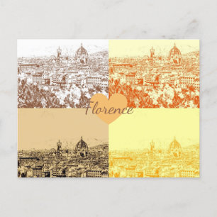 Customized Italy Florence Photography Postcard