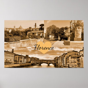 Customized Italy Florence Photography Poster
