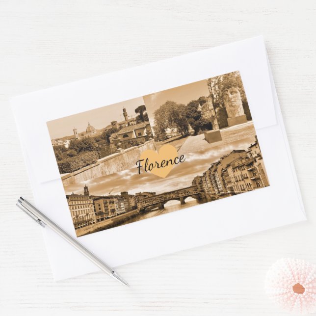 Customized Italy Florence Photography Sticker (Envelope)