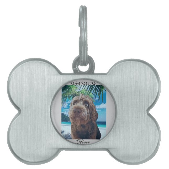 Customized Kanine Coast  Pet ID Tag (Front)