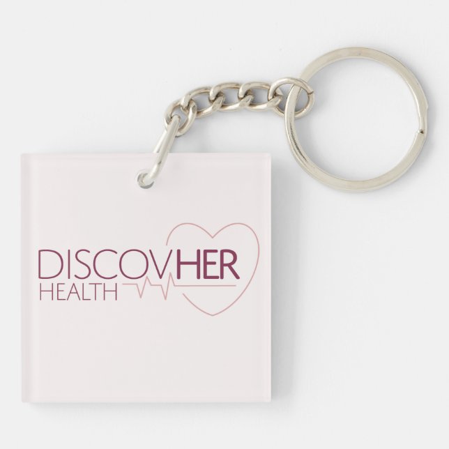 Customized Key Chain - DiscovHER Health (Back)