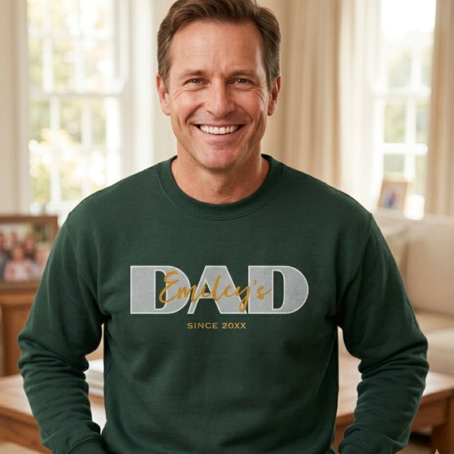  Customized Kid Name Father's Day  Sweatshirt (Creator Uploaded)