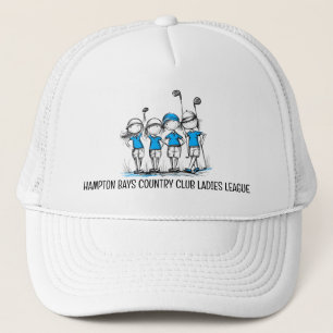 Customized Ladies Golf League BLUE Hat - Club Name