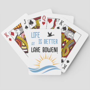 Customized Lake Name Playing Cards