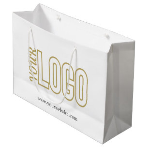 Customized Large Paper Shopping with Company Logo Gift Bag