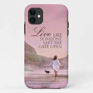 Customized Life Quote Beach Photography iPhone 11 Case