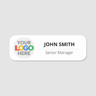 Customized Logo Employee - Magnetic or Safety Pin Name Tag