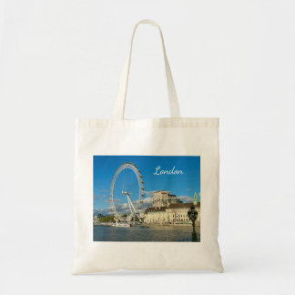 Customized London Eye Ferris Wheel and Thames Tote Bag