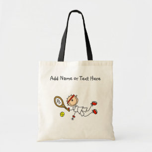 Customized Male Tennis Player Tote  Bag