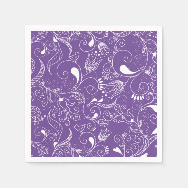 Customized mandala print editable colour  napkin (Front)