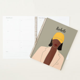 Customized Melanin African American Queen Planner
