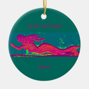 customized mermaid ornament