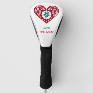 Customized Merry Christmas and Have a Nice Time Golf Head Cover