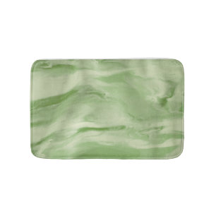 Customized Mint Green marble pattern Bath Mat