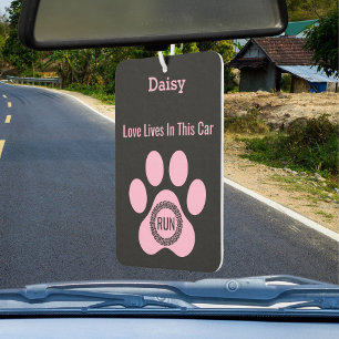 Customized Modern Daisy’s Paw Dog Love Funny Giftn Air Freshener