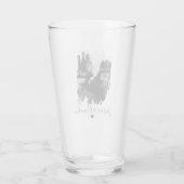 Customized Modern Photo Beer Glass (Back)