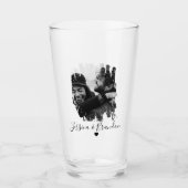 Customized Modern Photo Beer Glass (Front)