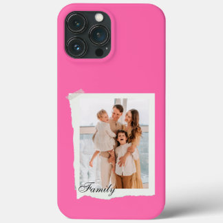 customized modern pink Vintage iPhone Case