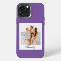 customized modern purple Vintage iPhone Case