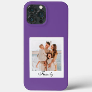 customized modern purple Vintage iPhone Case