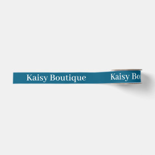 Customized Modern Stylish Elegant Minimal Business Grosgrain Ribbon
