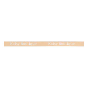 Customized Modern Stylish Elegant Minimal Business Grosgrain Ribbon