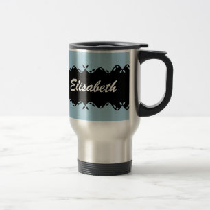 Customized Monogram Design Travel Mug