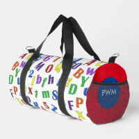 Customized Monogram Duffel Bag