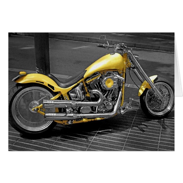 Customized motorcycle (Front Horizontal)