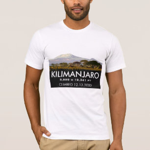 Customized Mount Kilimanjaro Climb Commemorative T-Shirt