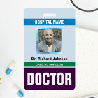 Customized Name and Photo | Doctor ID Card