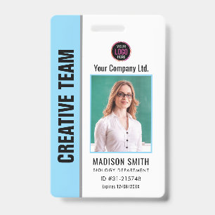 Customized Name and Photo    ID Card Badge