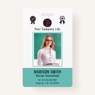 Customized Name and Photo    ID Card Badge