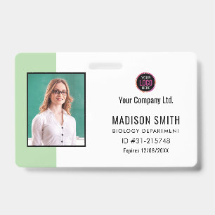 Customized Name and Photo    ID Card Badge