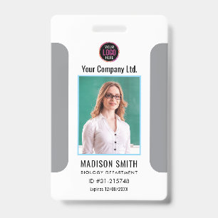 Customized Name and Photo    ID Card Badge