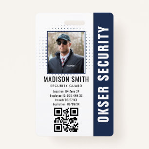 Customized Name and Photo    Security ID Card  Badge