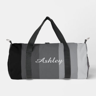 Customized Name Colourful Stylish Modern Elegant Duffle Bag