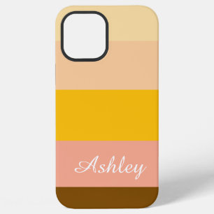 Customized Name Colourful Stylish Modern Elegant iPhone 12 Pro Max Case