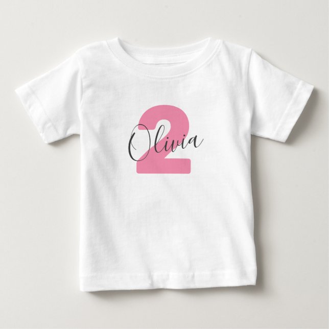 Customized Name Shirt Birthday Shirt (Front)