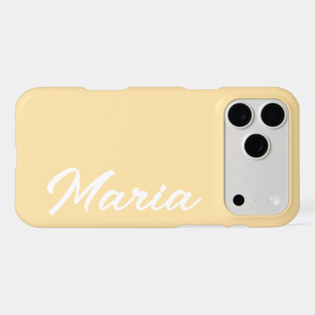 CUSTOMIZED NAME SIMPLE STYLISH MODERN MINIMAL MONO (Back Horizontal)