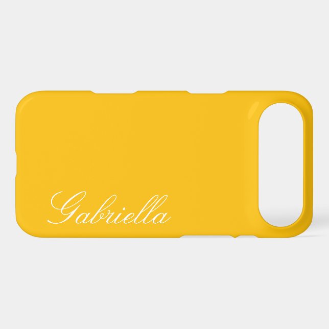 Customized Name Simple Stylish Modern Minimal Mono (Verso (Horizontal))