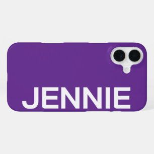 Customized Name Stylish Elegant Modern Minimal iPhone 16 Plus Case