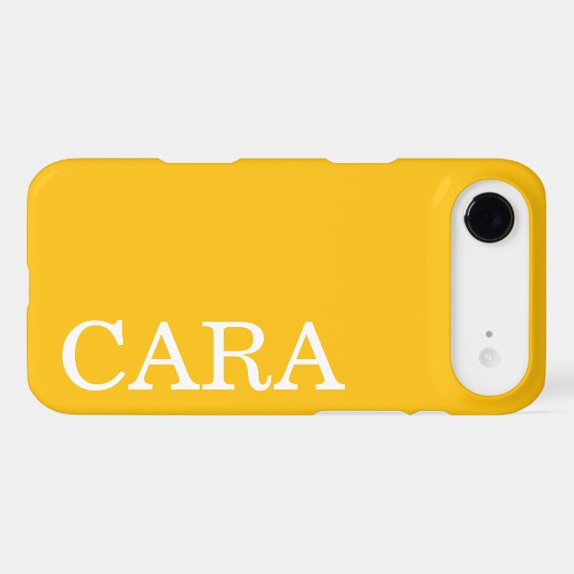 Customized Name Stylish Minimal Monogram Modern (Back Horizontal)