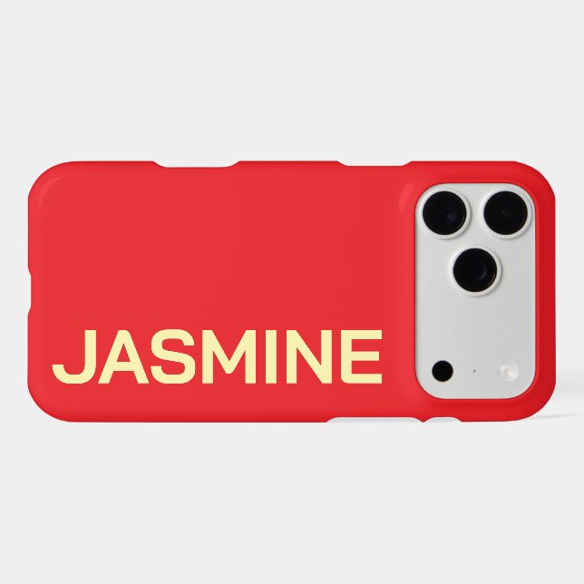 Customized Name Stylish Minimal Monogram Modern (Back Horizontal)
