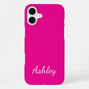 Customized Name Stylish Modern Elegant Minimalist iPhone 16 Plus Case