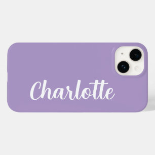 Customized Name Stylish Modern Minimal Monogram Case-Mate iPhone 14 Case